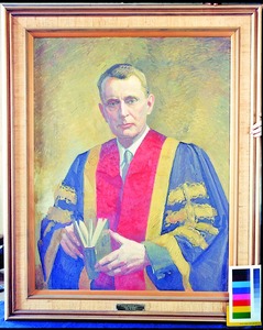 Sir Charles Bickerton Blackburn in Presidential Robes., Photo courtesy of the Royal Australasian College of Physicians